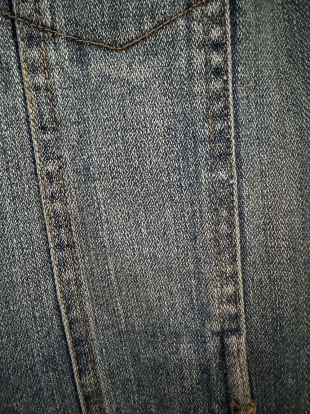 Women's Classic Medium Blue Denim Jacket - Casual Jean Coat - Picture 3 of 4